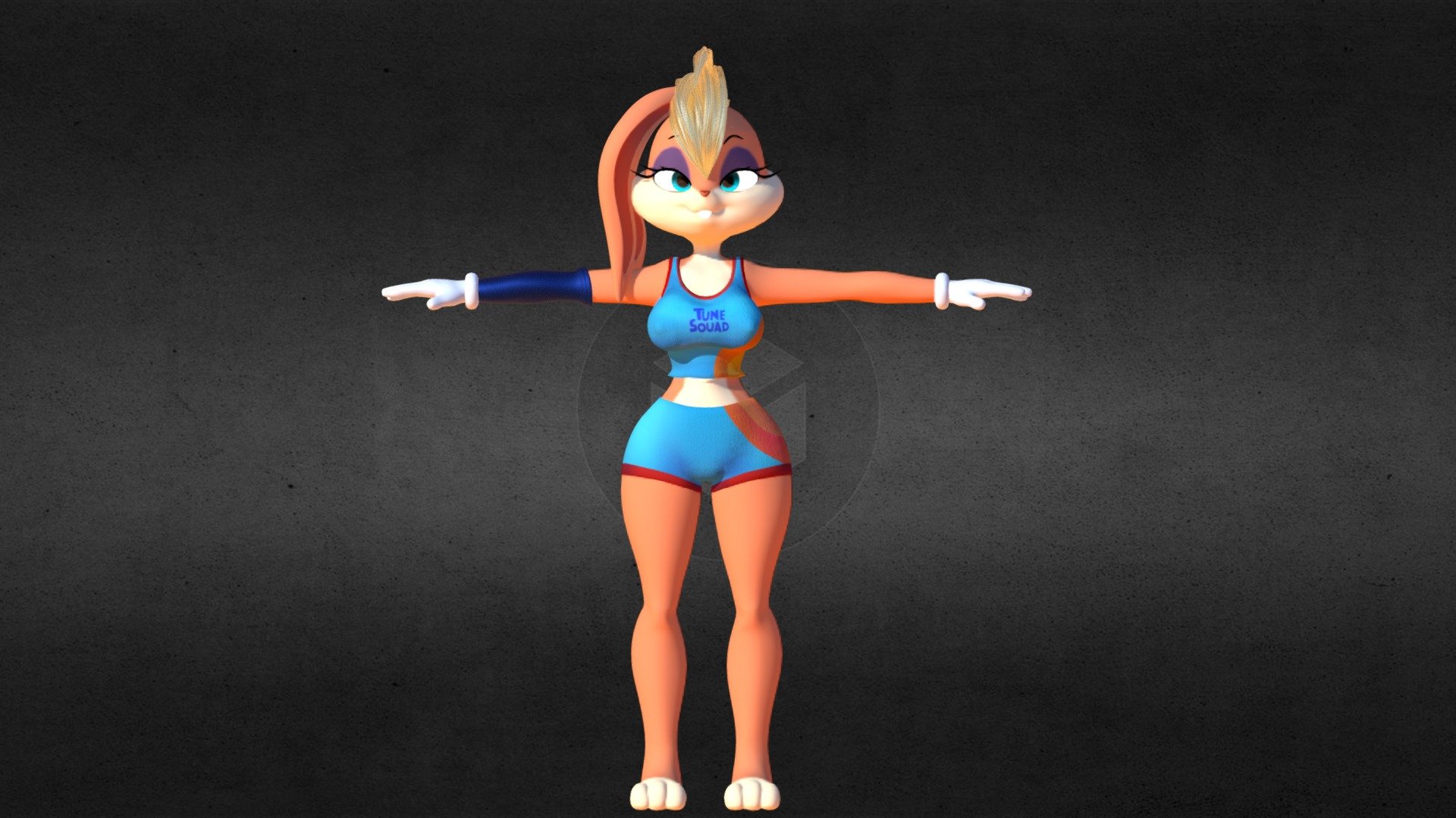 Ready for Vr chat ✔️
Blender file with rig ✔️
Full-fledged model ✔️
Free download here:
terraxy gumroad - LBKRU (copy this and find my gumroad in the search engine) - Lola The Bunny | Free - Download Free 3D model by Teva (@TerrAxy) 3d model