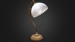 Classic table lamp lamp, vintage, classic, old, tablelamp, interior, light