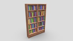 Wooden Bookshelf
