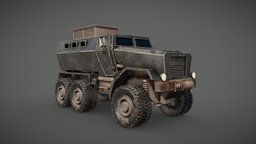 Armored Car armored-vehicles, walking-dead, militarty, substancepainter, substance, car