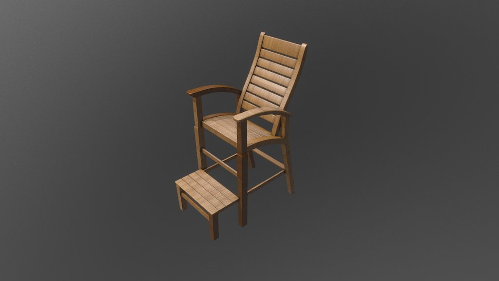 by Lilux - Lifeguard chair - 3D model by lilux4d 3d model