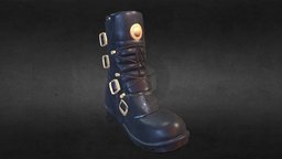 Mid Boot steampunk, leather, williams, boot, mary, new-rock-boots