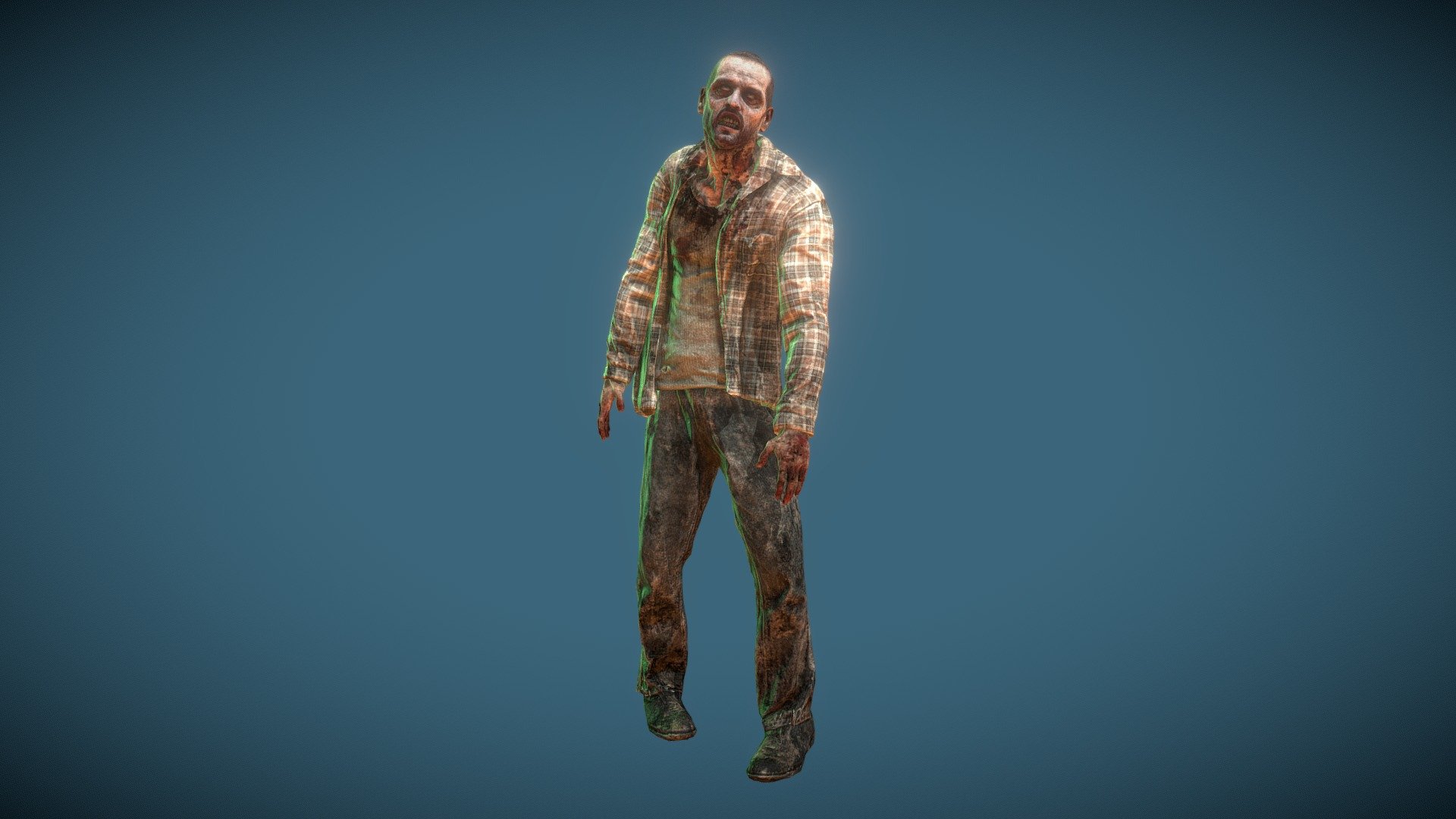 Zombies! Civilian male 01 - 3D model by FX Art (@fxschool.store) 3d model