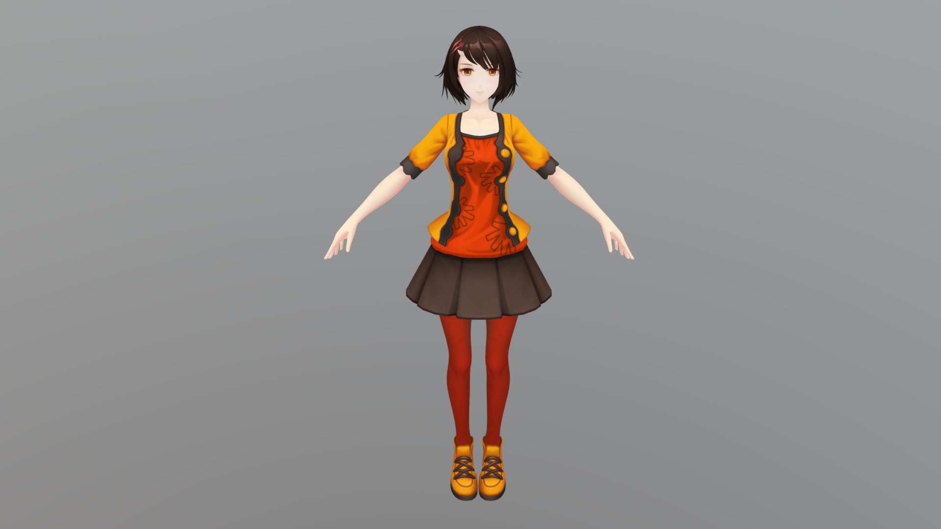 anime character with base model inside - anime character with base model inside - Buy Royalty Free 3D model by lydiaqx 3d model