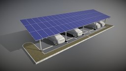 Solar carport power, solar, photovoltaic, energy, panel, parking, lot, carport, vehicle, car