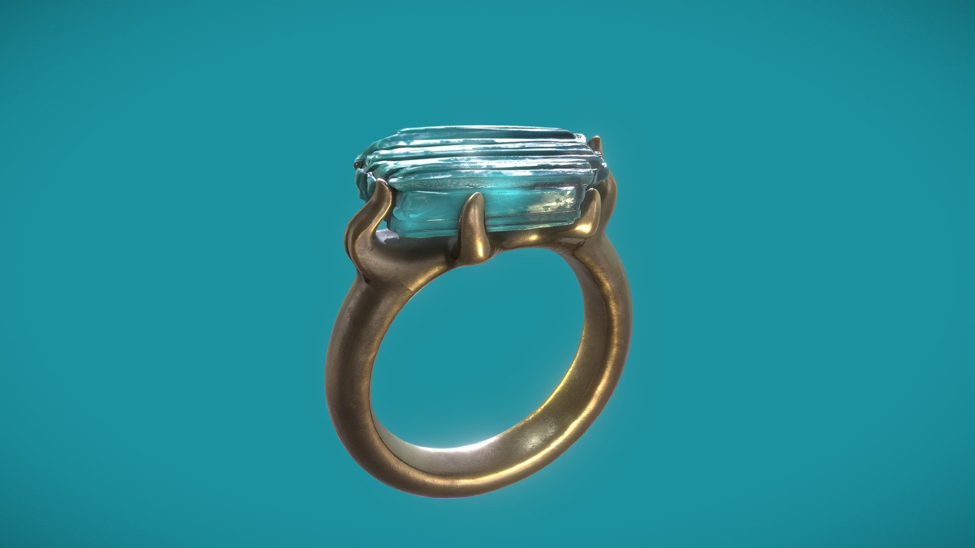 Concept ring for mage of all the schools (not recomended for dark magic, unexpected effects). Version in low poly with textures in 2048 px. It has a slight refraction effect, but it depends of the shader 3d model