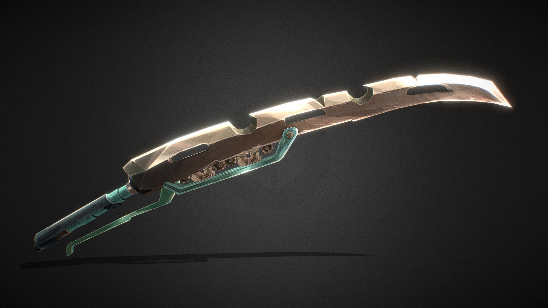 First ever stylized 3D model I made, inspired by the Netflix series Arcane. It was a class project, so if you're interested, please also check out my classmates' works via the tag #bib3d2023! - Arcane Style Sword - Download Free 3D model by Comika Draws (@Comika_Draws) 3d model
