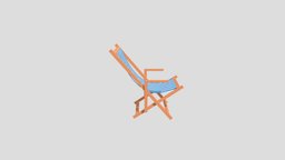 Beach chair summer, beach, fabric, chair, wood, free
