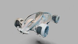 3D scanned 3D printed car