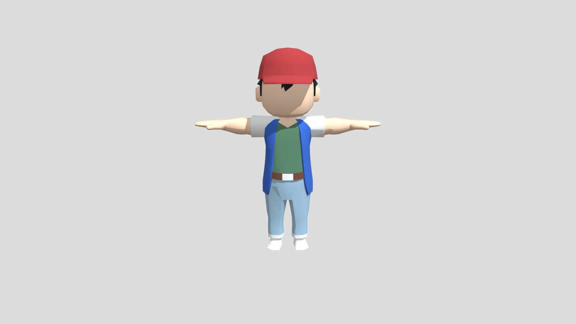 Casual Game Character - 04 FINISH - Buy Royalty Free 3D model by kieartist 3d model