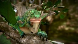 Parody of Andean Dragon marmoset, andean, zbrush, dragon, c4d