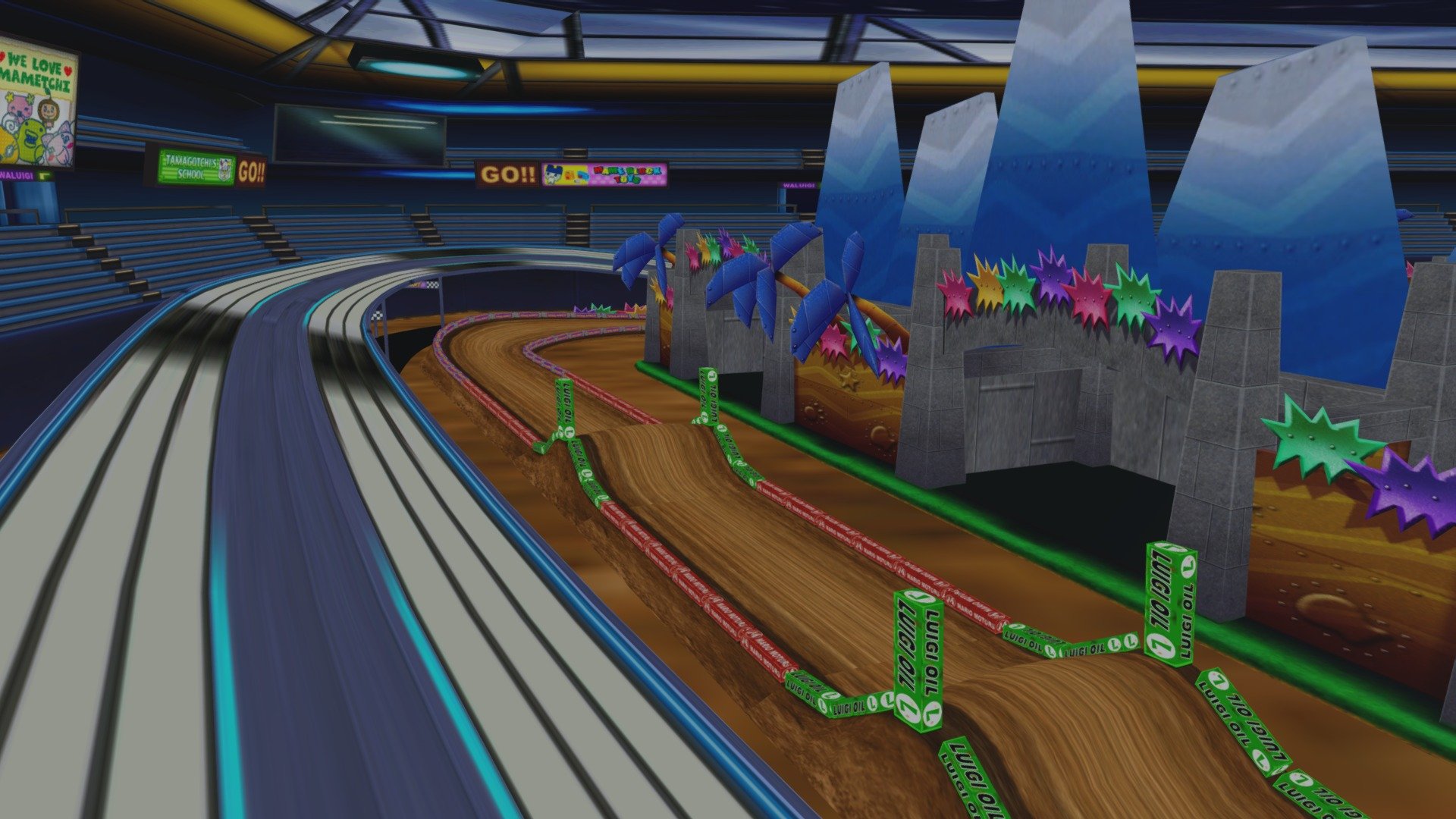 Probably the first mario kart track from the arcade GP series to be uploaded here 3d model