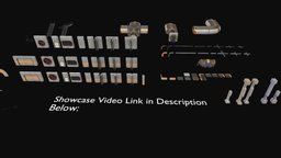 Space Colony Modular Kit Bash kit, games, down, gaming, future, top, bash, pieces, station, gameassets, colony, kitbash, topdown, firstperson, thirdperson, unrealengine4-unity5, unity, blender, gameart, low, sci-fi, futuristic, gameasset, ship, concept, interior, modular, space, industrial, environment