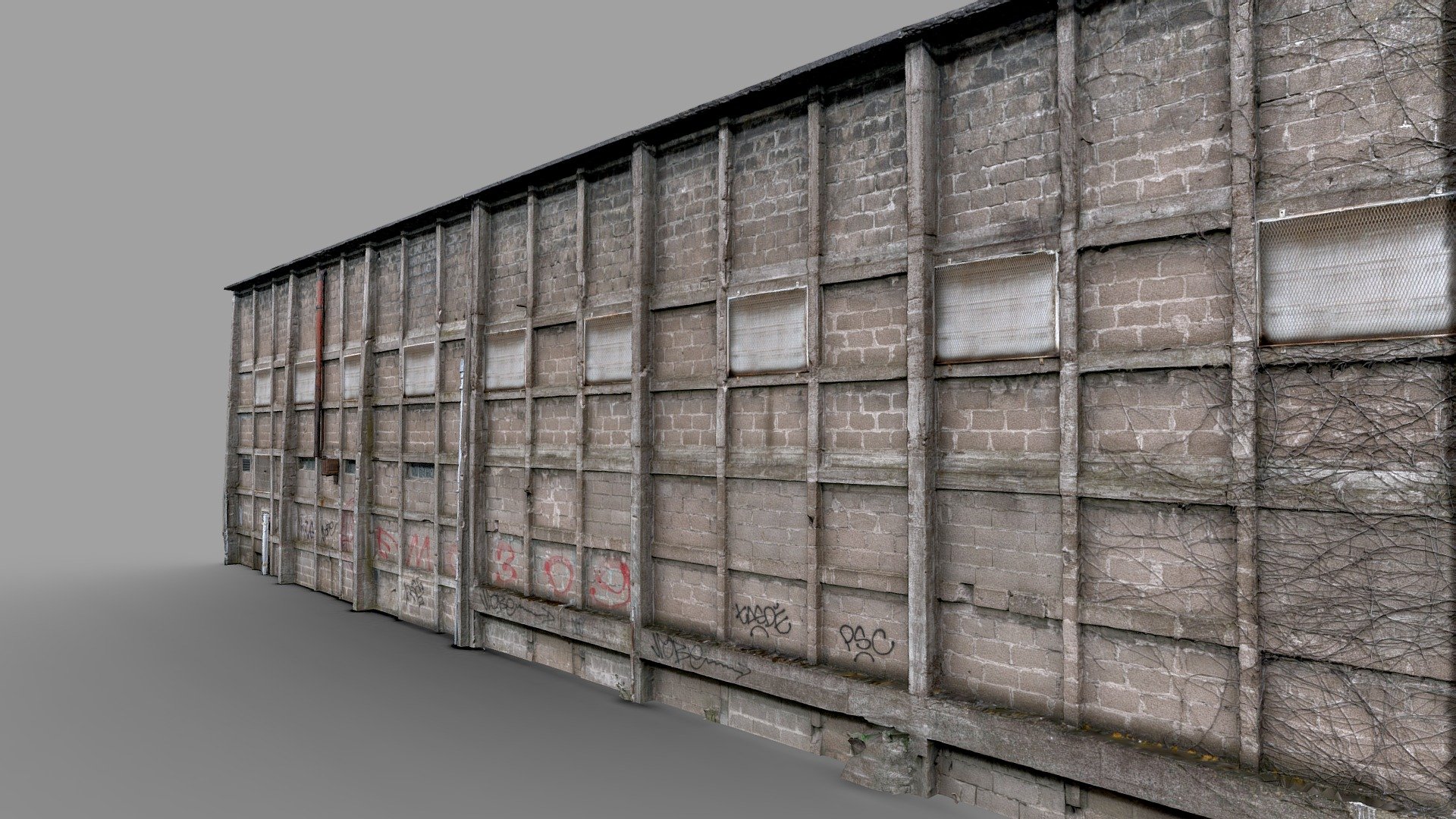 Building scan No. 6

[TURN HD ON] Factory side from industrial district

8k textures for viewer but 16k original textures packed in files.

Urban &amp; Industrial collections

Good for adding realism to your urban / abandoned scenes

diffuse/normal/specular - Building scan No. 6 - Download Free 3D model by 3Dystopia (@Dystopia) 3d model