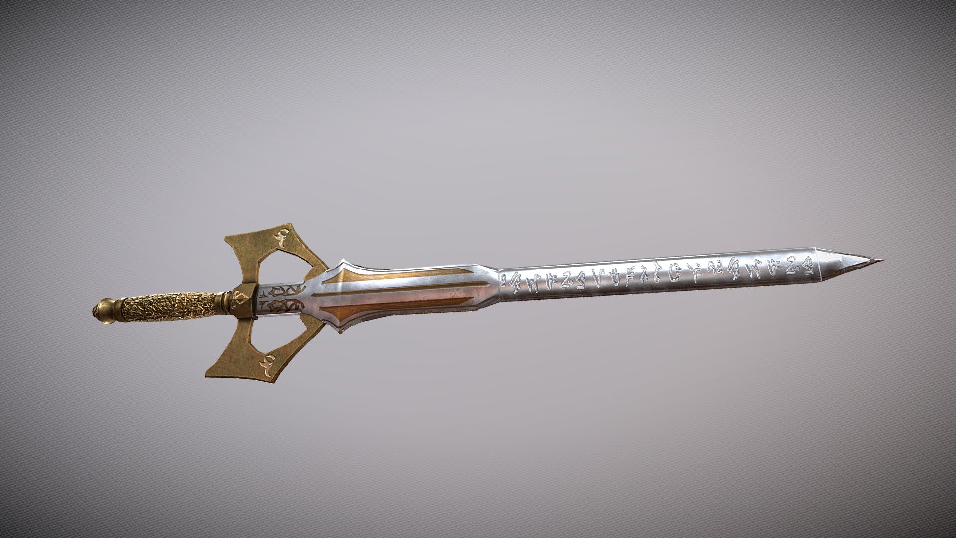 The Mortal sword or the SoulSword from Shadowhunters&hellip; just for the fun of it - The Soul Sword - 3D model by Thunder (@thunderpwn) 3d model