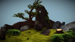 Diorama Project project, diorama, dmu, game, art, low, poly