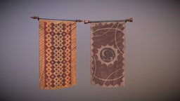 Tapestries cloth, ready, elder, scrolls, oblivion, skyrim, game-ready, skyblivion, tapestry, game, elder-scrolls, tapestries