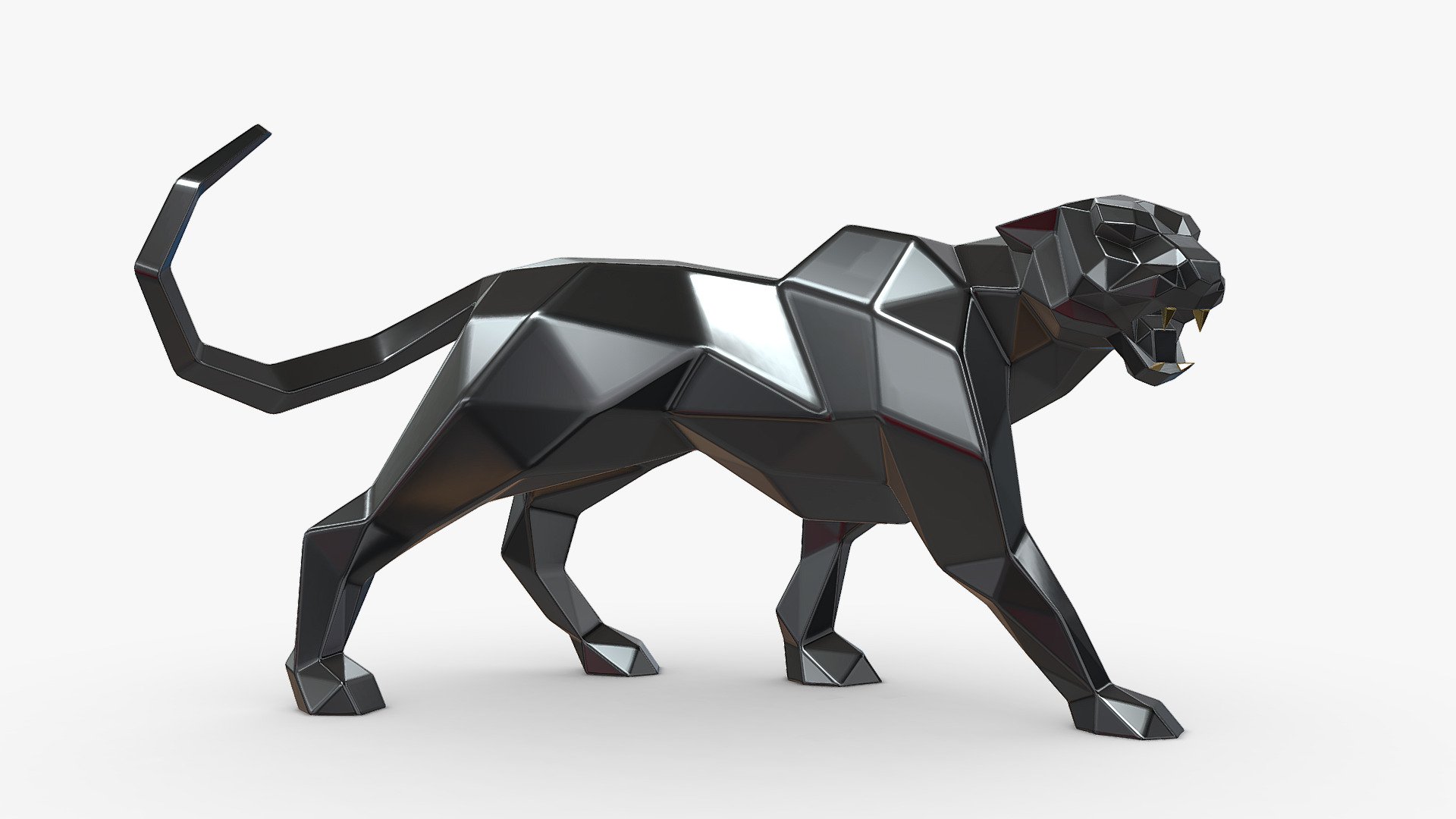 panther - 3D model by PolyArt (@ivan2020) 3d model