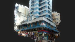 Urban Study #007: Bow On Buiding urban, smartphone, hongkong, old, agisoft, photoscan, building, street
