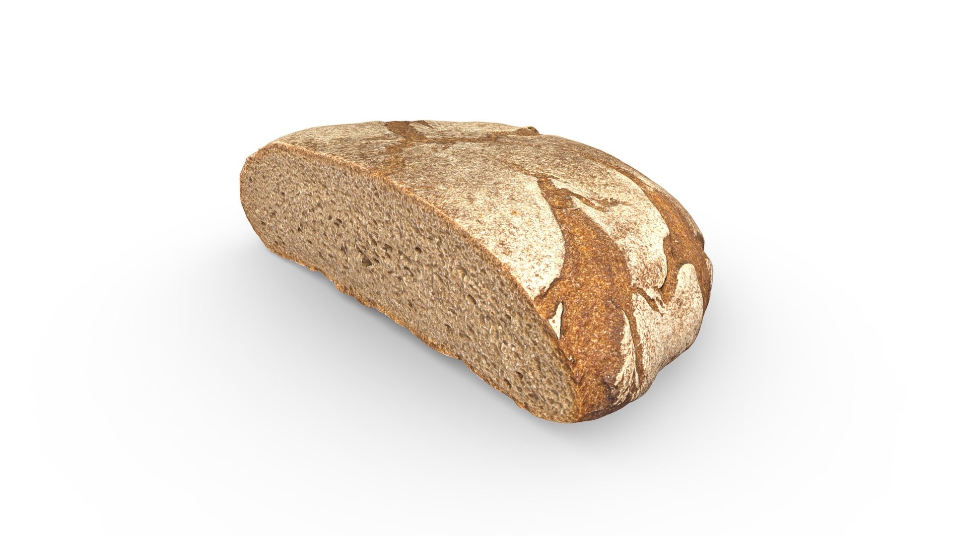 High-poly sliced bread photogrammetry scan. PBR texture maps 4096x4096 px. resolution for metallic or specular workflow. Scan from real food, high-poly 3D model, 4K resolution textures. Additional file contains source PNG texture maps.

Additional texture maps: AmbientOcclusion, BaseColor, Diffuse, Glossiness, Height, Metallic, MetallicSmoothness, Normal, Roughness, Specular, SpecularLevel, SpecularSmoothness 3d model