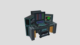 Workstation Level 5 workstation, pixel-art, blockbench, low-poly, minecraft, voxel