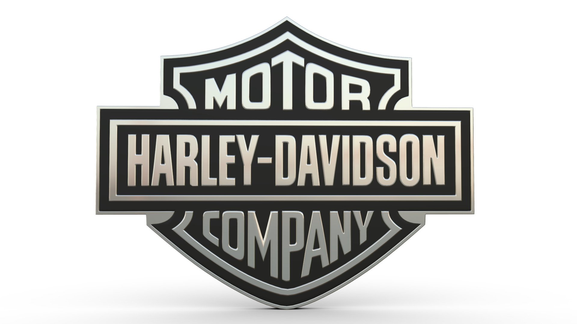 harley davidson logo - 3D model by PolyArt (@ivan2020) 3d model