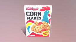Kelloggs Cereal food, cereal, box, kelloggs