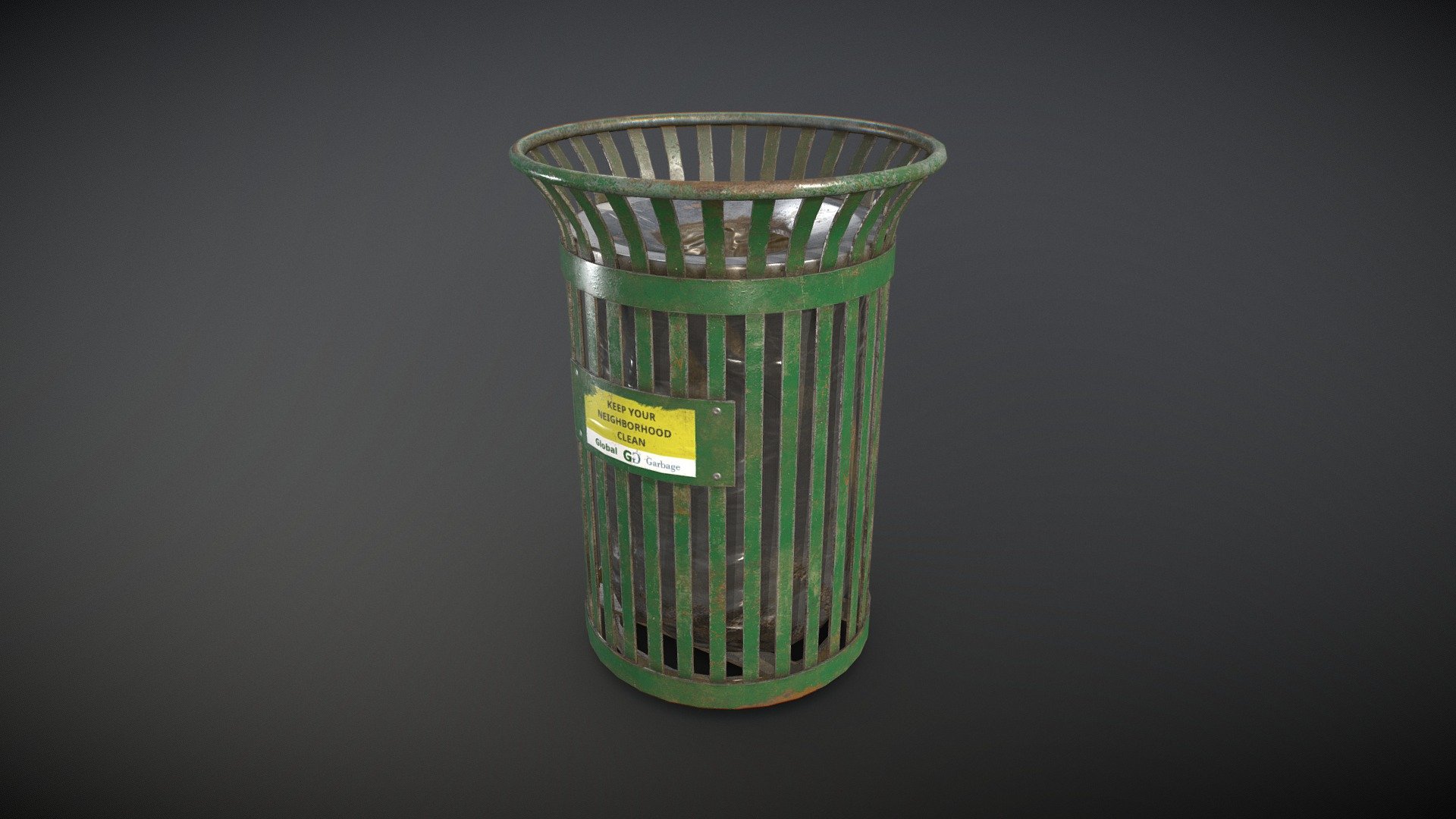 Low Poly Waste Bin 3D model with 2 PBR texture sets (clean and diry):


Real-world scale and centered.
The unit of measurement used for the model is centimeters
Polys: 1274 (Converted to triangles: 2.548)
Textured in Substance Painter
All branding and labels are custom made.
PBR material with 2048x2048 textures.
Texel density is approx. 1024.

Provided Maps (cleand and dirty):


Albedo
Normal
Roughness
Metalness
AO

Formats Incuded - MAX / BLEND / OBJ / FBX

This model can be used for any game, film, personal project, etc. You may not resell or redistribute any content - Waste Bin - Low Poly - Buy Royalty Free 3D model by MSWoodvine 3d model