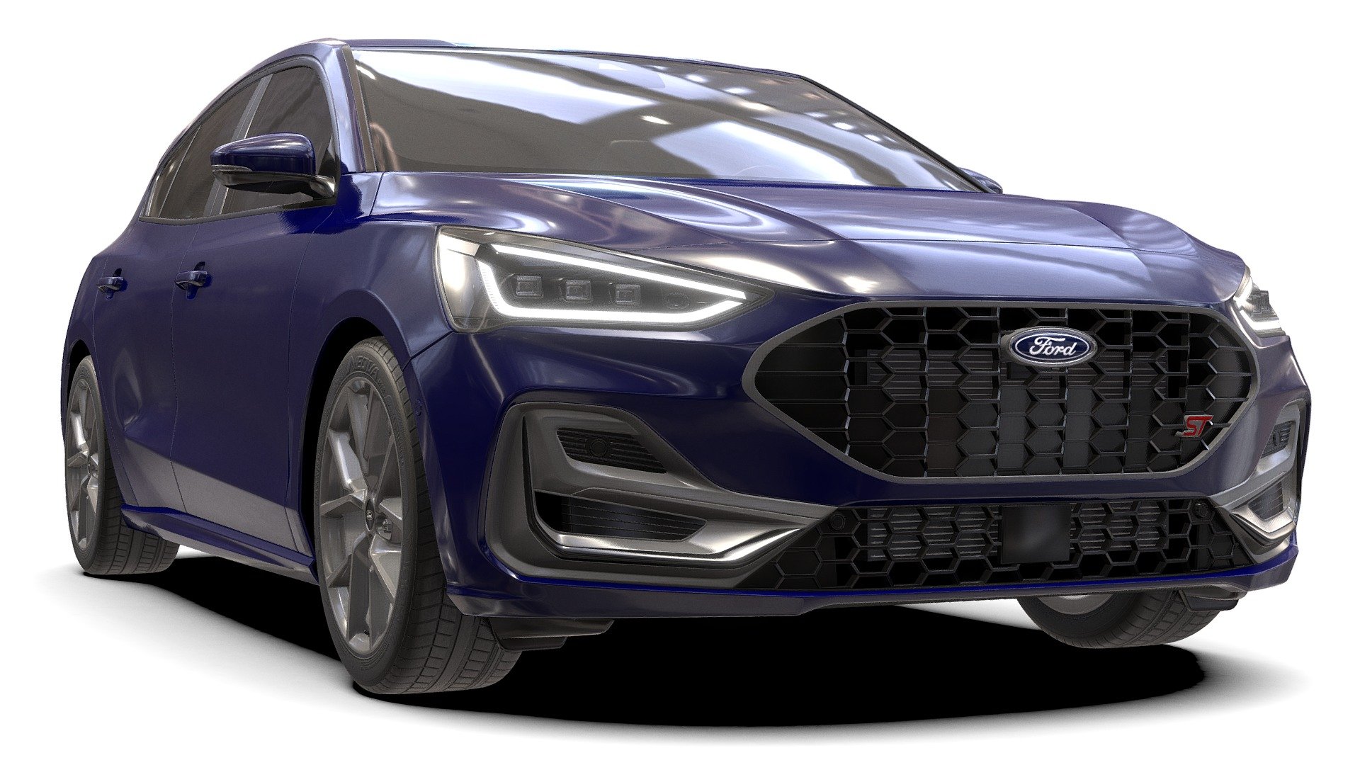 Ford Focus ST 2022 - 3D model by autoactiva 3d model
