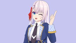 Riselia Ray Crystalia (SEMATSUKA) animecharacter, thedemonswordmasterofexcaliburacademy, anime-2023autumn