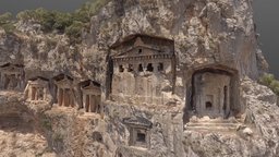Lycian cliff tombs