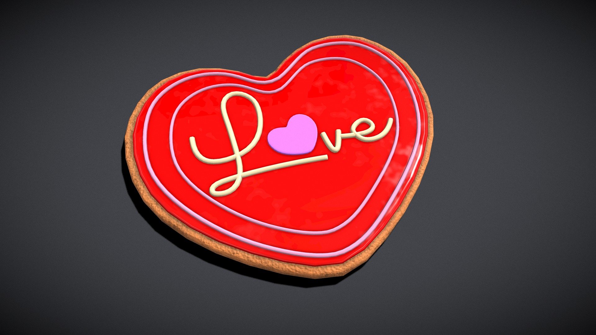Valentines Love Icing Cookie
VR / AR / Low-poly
PBR approved
Geometry Polygon mesh
Polygons 2,857
Vertices 3,147
Textures 4K PNG - Valentines Love Icing Cookie - Buy Royalty Free 3D model by GetDeadEntertainment 3d model
