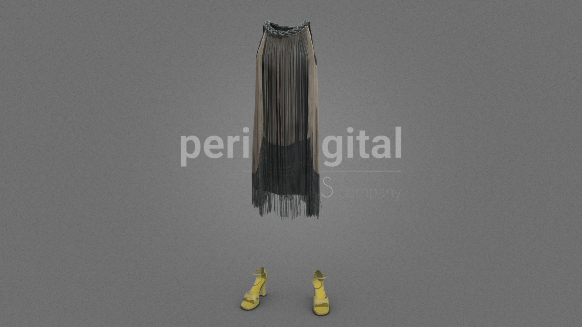 Disco dark dress with long straps from the top with and golden heels

Our “80s” collection consists of several sets, which you can use in your audiovisual creations, extracted and modeled from our catalog of photogrammetry pieces.

They are optimized for use in 3D scenes of medium/high polygonalization and optimized for rendering.

We do not include characters, but they are positioned for you to include and adjust your own character.

They have a model LOW (_LODRIG) inside the Blender file (included in the AdditionalFiles), which you can use for vertex weighting or cloth simulation and thus, make the transfer of vertices or property masks from the LOW to the HIGH** model.

**We have included the texture maps in high resolution, so you can make extreme point of view with your 3D cameras, as well as the Blender file so you can edit any aspect of the set.

Enjoy it.

Web: https://peris.digital/ - 80s Series - Disco Dress - 3D model by Peris Digital (@perisdigital) 3d model