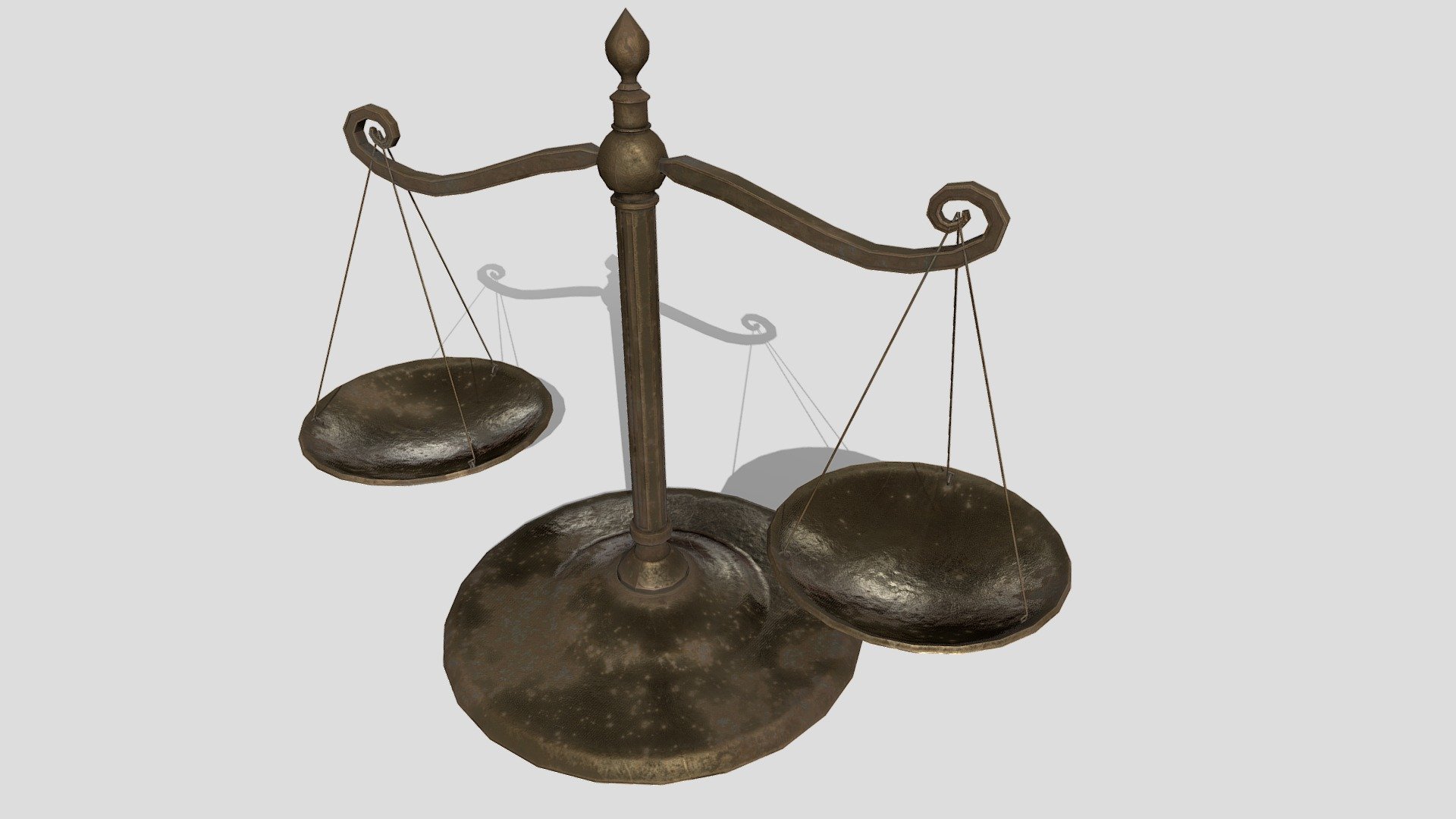 Set of old medieval Weighing scales.

Detailed Description Info:

Model: medieval Weighing scales 


Media Type: 3D Model 


Geometry: Quads/Tris 


Polygon Count: 4094 


Vertice Count:2149 

Textures: Yes 

Materials: Yes 

Rigged: No 

Animated: No 

UV Mapped: Yes 

Unwrapped UV’s: Yes Non-Overlapping

||||||||||||||||||||||||||||||||||| - medieval Weighing scales - Buy Royalty Free 3D model by studio lab (@leonlabyk) 3d model