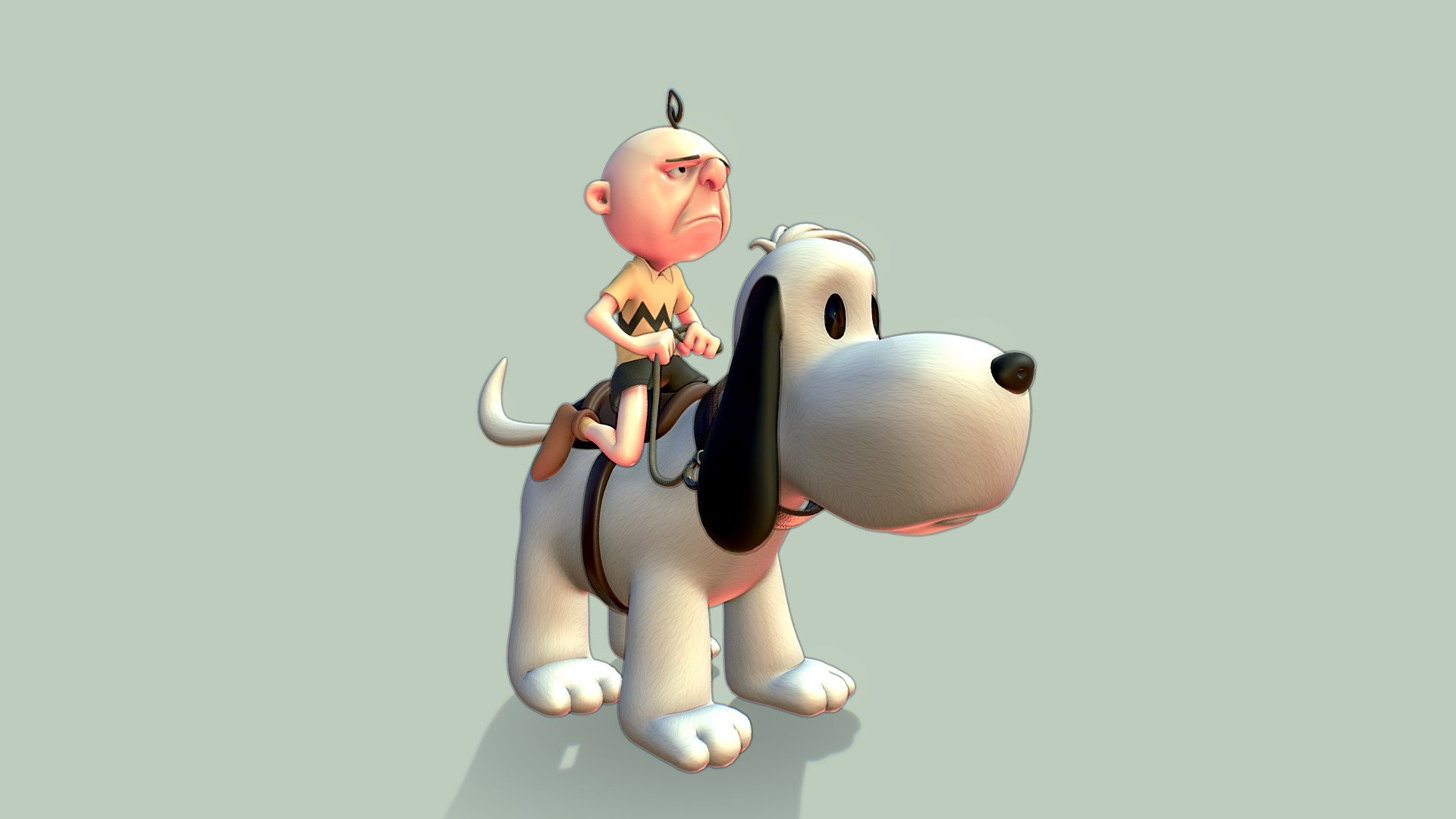 Sketchfab and Charlie Brown - Buy Royalty Free 3D model by AG3D _-=-_ Follow me in Instagram: ag3d_design (@gordillo.antonio.j) 3d model