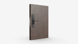 Xiaomi Aqara N200 Smart Door Lock Black room, hotel, key, security, lock, smart, electronic, closed, access, protection, code, safety, xiaomi, 3d, pbr, house, technology, door, n200, aqara