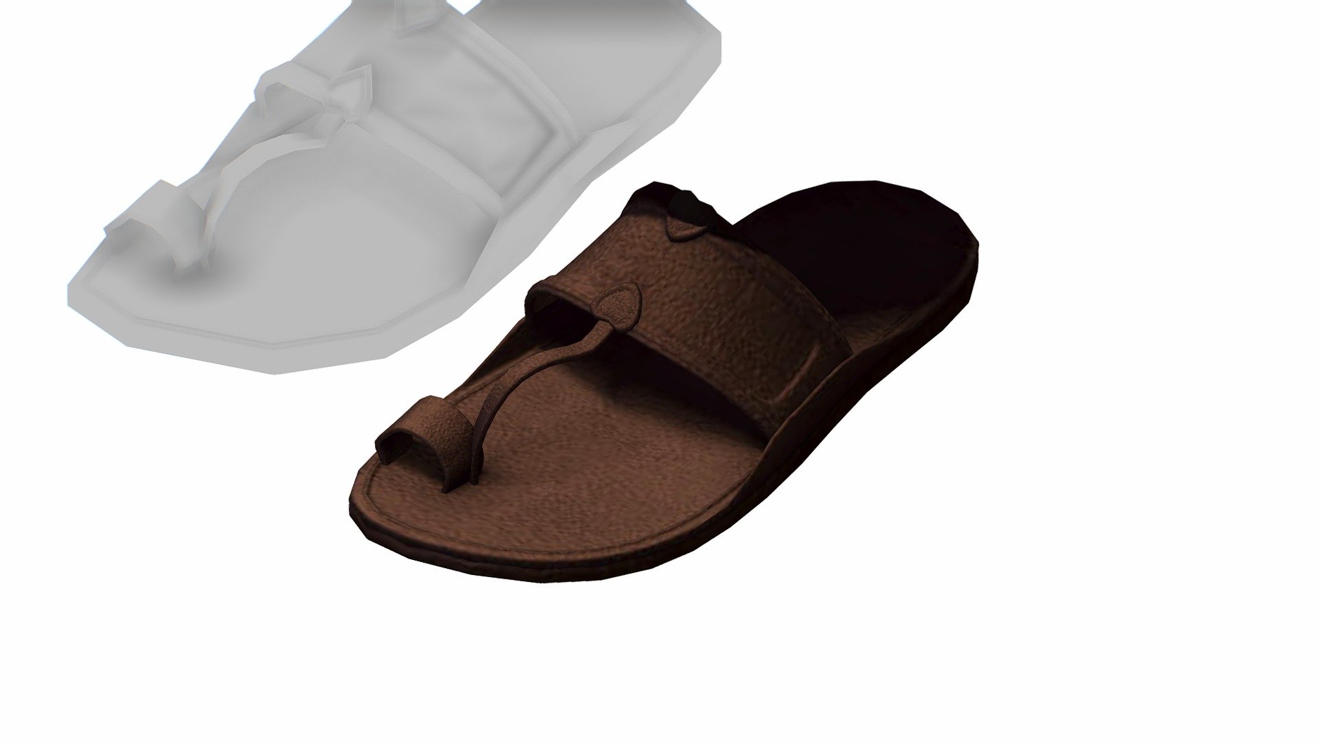 Cartoon High Poly Subdivision Brown Sandals

No HDRI map, No Light, No material settings - only Diffuse/Color Map Texture (4000x4000)

More information about the 3D model: please use the Sketchfab Model Inspector - Key (i) - Cartoon High Poly Subdivision Brown Sandals - Buy Royalty Free 3D model by Oleg Shuldiakov (@olegshuldiakov) 3d model