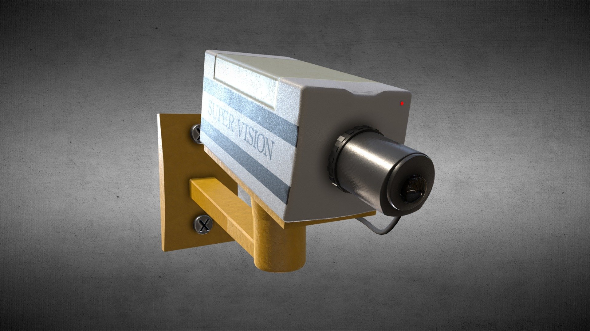 This is an orignal Surveillance Camera, inspired from how it was built in the 1980s 3d model