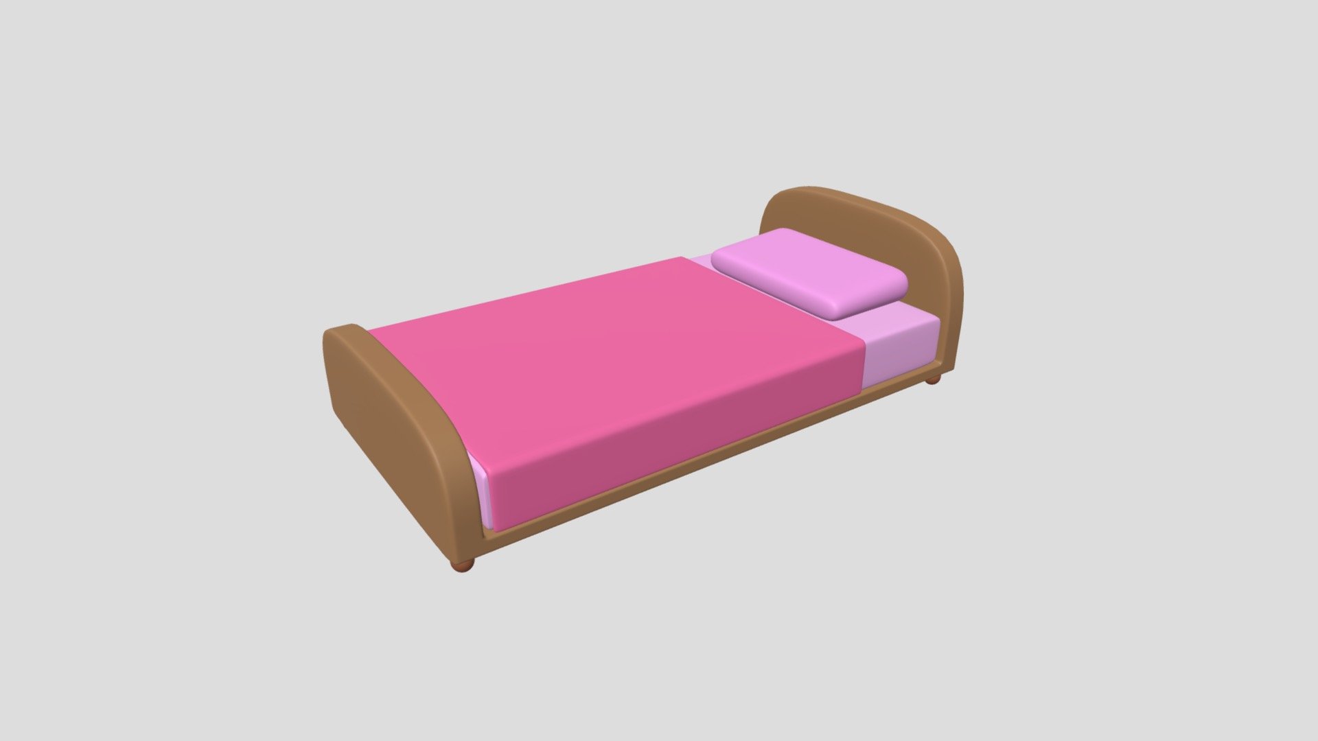 Subdivision Level: 3

Mirrored 1 - Bed.

Formats: .stl .obj .fbx .dae

Origin located on middle-bottom 

Polygons: 76800

Vertices: 38416

I hope you enjoy the model! - Cartoon Bed - Buy Royalty Free 3D model by Ed+ (@EDplus) 3d model