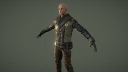 Protagonist for Upcoming Sci-fi Game indie, indiegame, protagonist, pixelissue, game, scifi, man, sci-fi, male