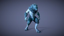 Full Moon Fears: Werewolf character, game, gameart, animal, wolf