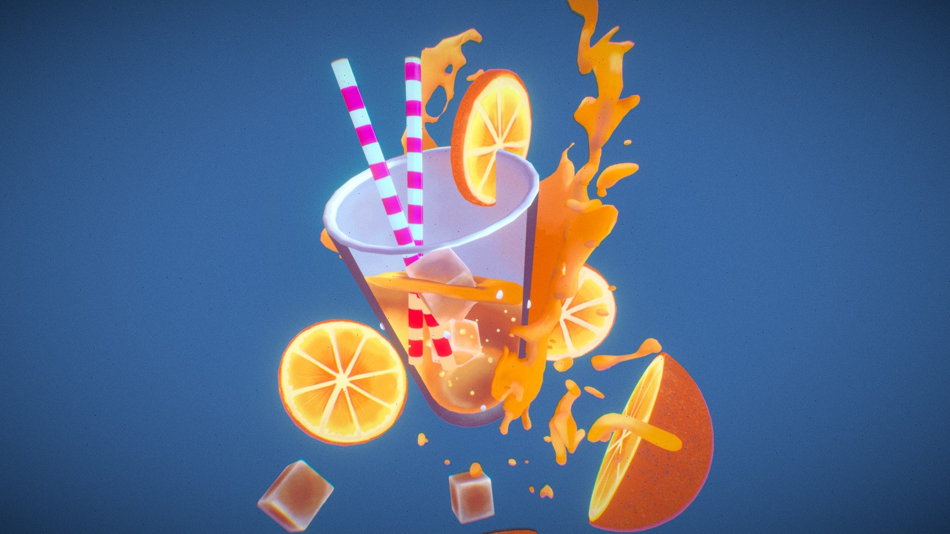 Orange Juice  Hand Painted
* 4k texture - Orange Juice - Buy Royalty Free 3D model by msanjurj 3d model