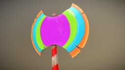 Candy Axe sculpting, candy, weapon, stair, 3d