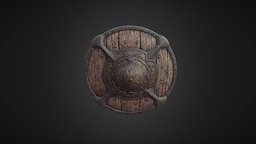 Shield Of Destiny armor, metal, map, normal, medievale, weapon, maya, modeling, texturing, 3d, art, zbrush, wood, fantasy, shield