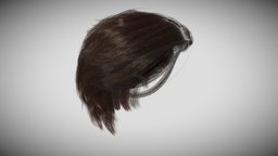 Real Time Hair Card Male Hairstyle part 05 hair, realtime, head, malecharacter, haircards, hairstyle, gameready, character-heads, noai