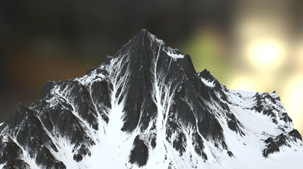 Mountain Peak - 3D model by invensys85 3d model