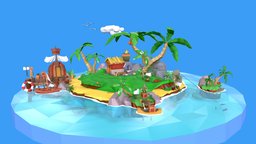 Tropic Island geometry, tropical, top, water, harbour, lumber, mobilegame, cinema-4d, shipyard, lumberjack, finland, lowpolyart, nepal, lowpolycharacter, lowpoly-gameasset-gameready, game-assests, stylized-environment, stylizedcharacter, oulu, materialize, 3dsmax_dae, zbrush2018, lowpolyadventure, sandeep, character, game, 3d, 3dsmax, art, lowpoly, ship, zbrush, animal, cinema4d, stylized, watervfx, pariyar