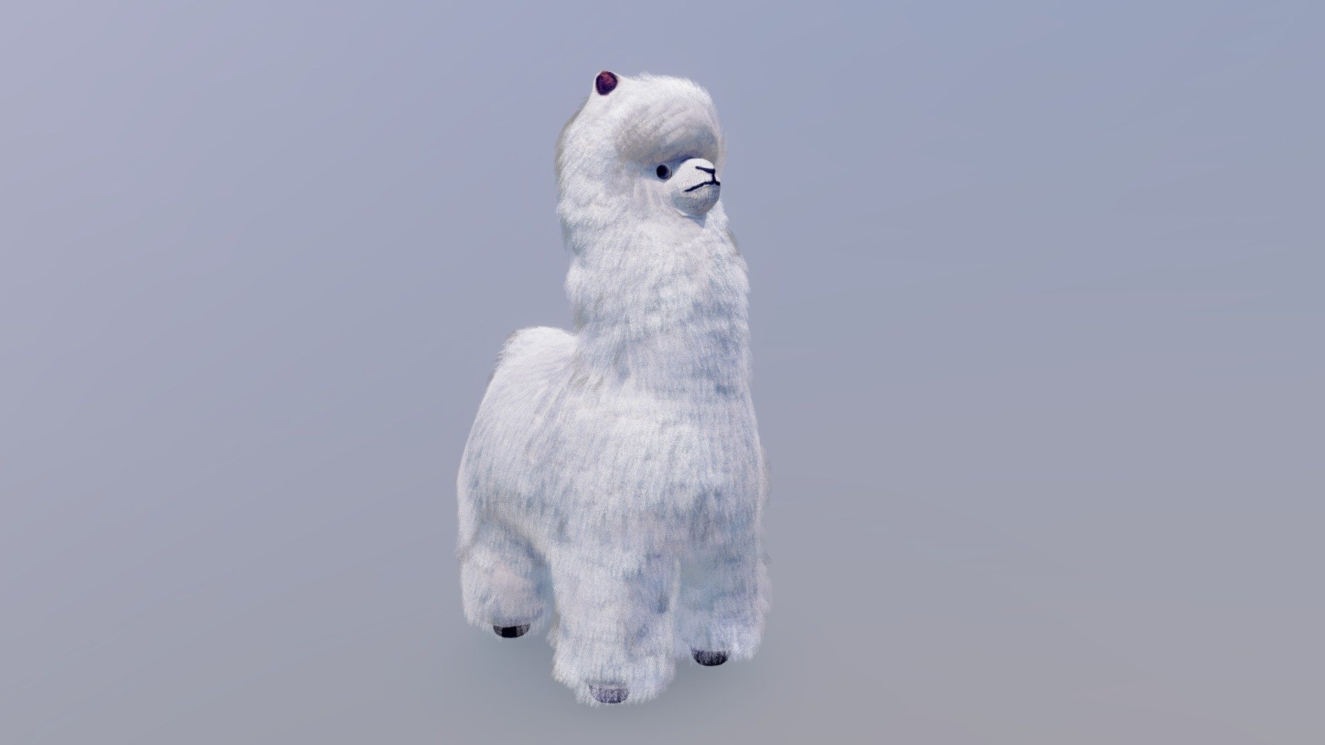 This is a stuffed Animal LLama I made with Zbrush, Maya, and Photoshop 3d model