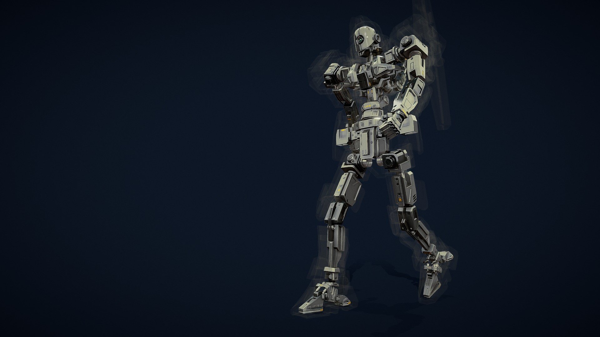 The infantry Class Mech - Gungnir. a machine left from another age, a reminder of the long war.

Overall style inspired by Alan yeoh from his spotlight post
https://blog.sketchfab.com/art-spotlight-r-type-r-9a-arrowhead/?utm_source=website&amp;utm_campaign=newsfeed - Gungnir - Infantry Class - inside view - 3D model by Renham - Camilo Rojas (@renham) 3d model
