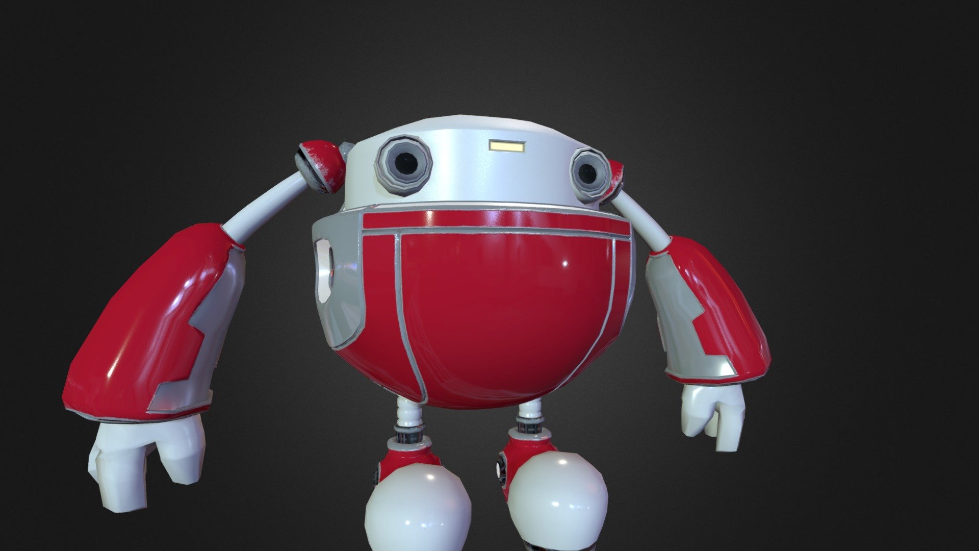 Main Robot Character for Restory Game Project, Concept, Modeling, Texturing,  Skinning, Rigging made by Me.
More info - P.R.U - Robot Version 2.0 - 3D model by Wyano 3d model